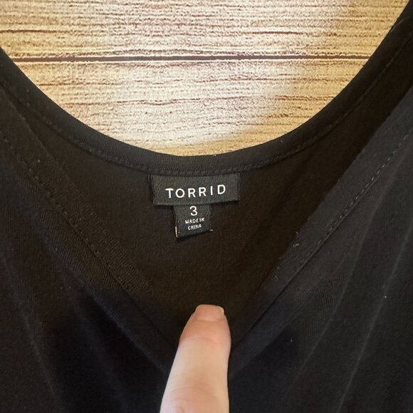 Maxi Torrid Floral Chiffon Knit Maxi Dress in Women's Plus Size 3XL - Picture 3 of 7